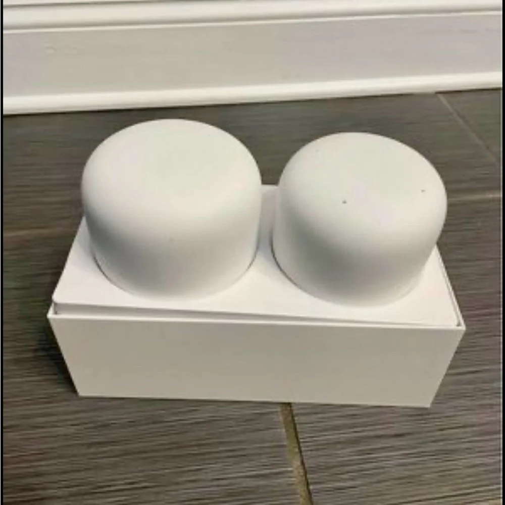 Google nest router & point (2pk) snow